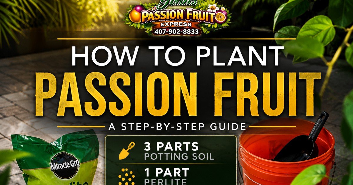 How to plant passion fruit
