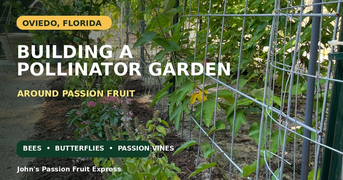 Passion fruit pollination guide